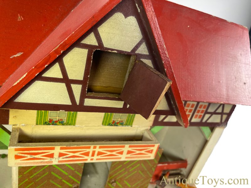 Gottschalk Wooden Farm House & Lineol Elastolin Composite Barnyard Figures Set German Composite Farm Toy Set <FONT COLOR="ff000 ">*SOLD*</font> - Image 20