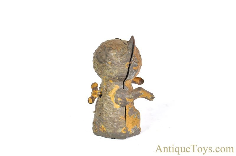 Likely Early S.G. Günthermann Tin Hand Painted Windup "Comic Dog" German Toy for Sale <FONT COLOR="ff000 ">*CALL FOR PRICE*</font> - Image 5