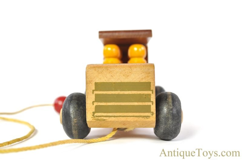 Holgate Toys Wooden #664 Army Jeep Pull Toy <FONT COLOR="ff000 ">*SOLD*</font> - Image 4