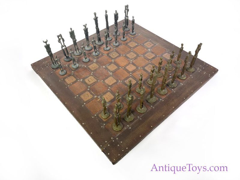 Brutalist Mid-Century Modern Chess Set for Sale <FONT COLOR="ff000 ">*SOLD*</font> - Image 17