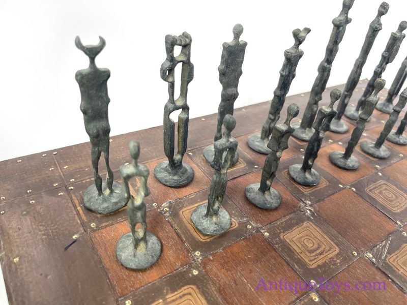 Brutalist Mid-Century Modern Chess Set for Sale <FONT COLOR="ff000 ">*SOLD*</font> - Image 15