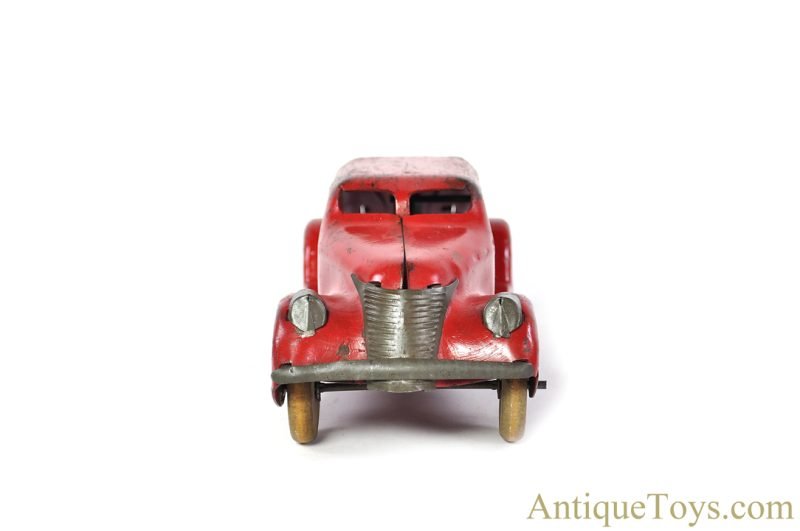 Marx ca. 1930s Pressed Steel Press Down "Mystery Car" Lincoln Zephyr <FONT COLOR="ff000 ">*SOLD*</font> - Image 5