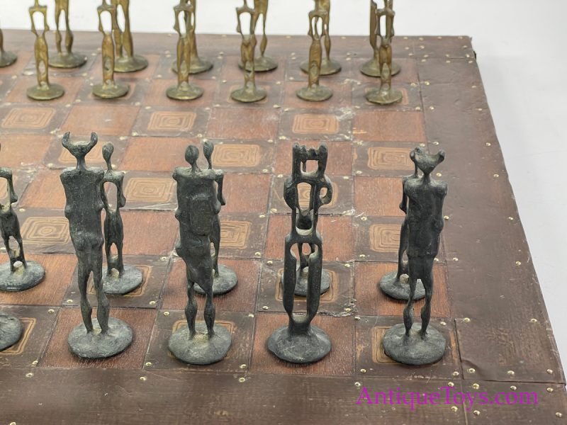 Brutalist Mid-Century Modern Chess Set for Sale <FONT COLOR="ff000 ">*SOLD*</font> - Image 10