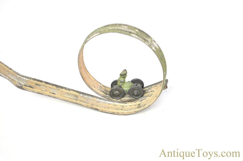 Antique French/German Possibly Muller & Kededer M&K Tin Hand Painted Loop the Loop <FONT COLOR="ff000 ">*SOLD*</font> - Image 4
