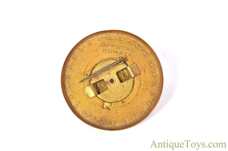 Radio Orphan Annie ROA ca. 1939 Brass Secret Society Decoder Pin Badge <FONT COLOR="ff000 ">*SOLD*</font> - Image 6