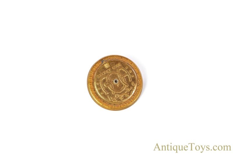 Radio Orphan Annie ROA ca. 1939 Brass Secret Society Decoder Pin Badge <FONT COLOR="ff000 ">*SOLD*</font> - Image 3