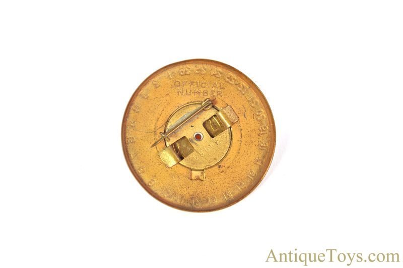 Radio Orphan Annie ROA ca. 1939 Brass Secret Society Decoder Pin Badge <FONT COLOR="ff000 ">*SOLD*</font> - Image 5