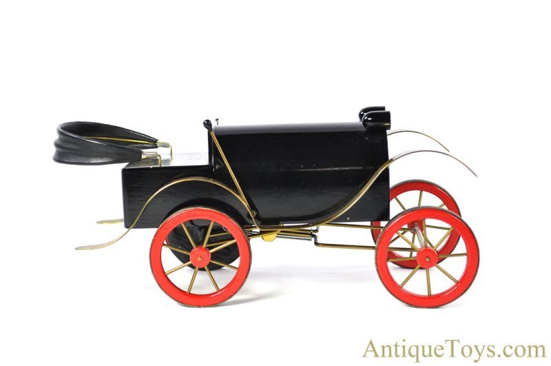 Samy Salem Wooden Battery Operated Signed German Artist Piece "Salem's Classic Roadster Nr. 1" in Wooden Box <FONT COLOR="ff000 ">*SOLD*</font> - Image 4