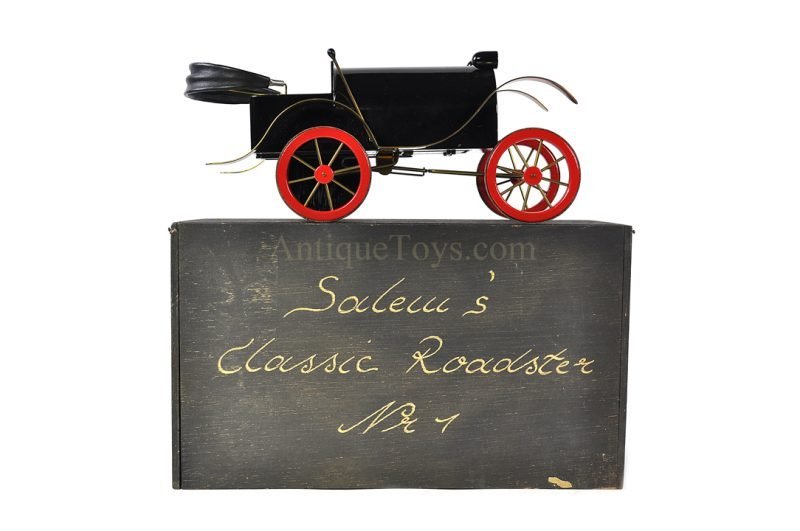 Samy Salem Wooden Battery Operated Signed German Artist Piece "Salem's Classic Roadster Nr. 1" in Wooden Box <FONT COLOR="ff000 ">*SOLD*</font>