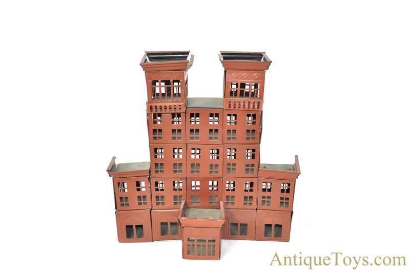 Scott Manufacturing Co. ca. 1920s Tin Bilt-E-Z Architectural Outfit Erector Set *SOLD* - Image 2