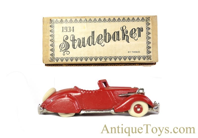 Thomas Toys Cast Iron 1934 Studebaker Roadster in Box <FONT COLOR="ff000 ">*SOLD*</font>