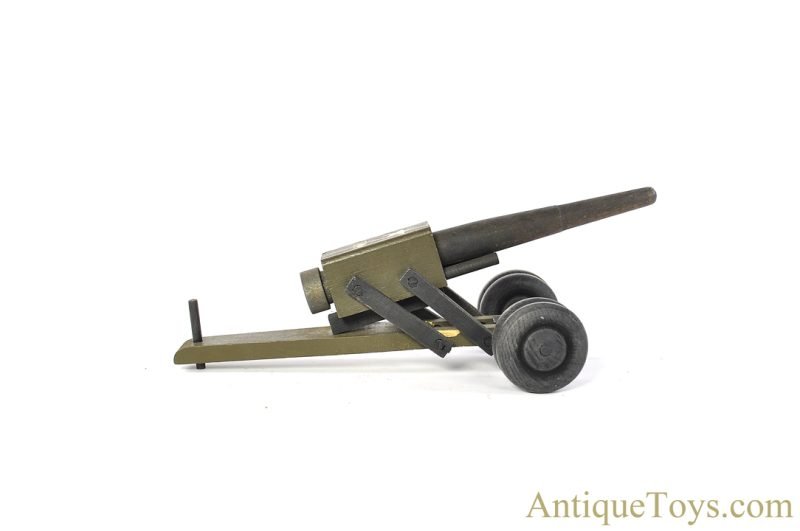 Wood Commodities Corp. ca. 1940s No. 1200 Series Wooden Commando U.S. Army Jeep & 75mm Mobile Gun <FONT COLOR="ff000 ">*SOLD*</font> - Image 8