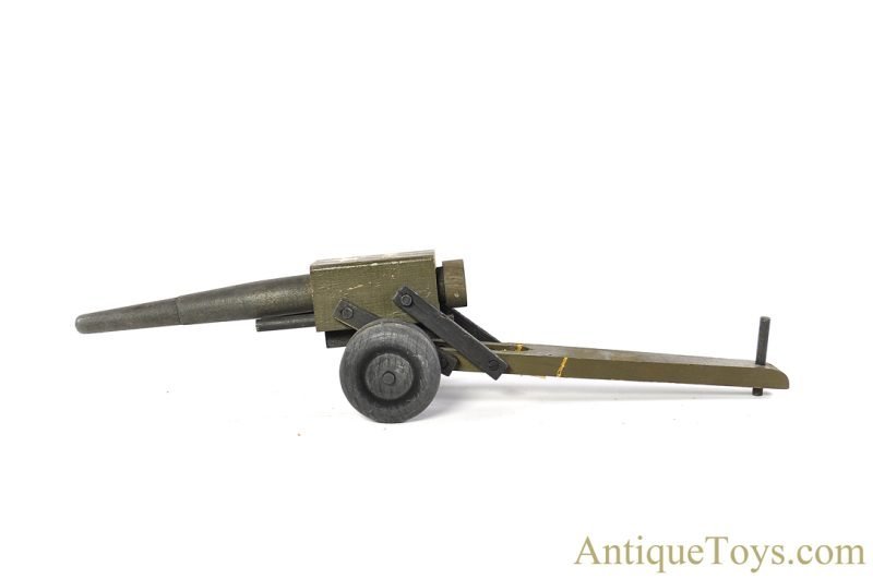 Wood Commodities Corp. ca. 1940s No. 1200 Series Wooden Commando U.S. Army Jeep & 75mm Mobile Gun <FONT COLOR="ff000 ">*SOLD*</font> - Image 9