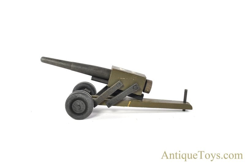 Wood Commodities Corp. ca. 1940s No. 1200 Series Wooden Commando U.S. Army Jeep & 75mm Mobile Gun <FONT COLOR="ff000 ">*SOLD*</font> - Image 7
