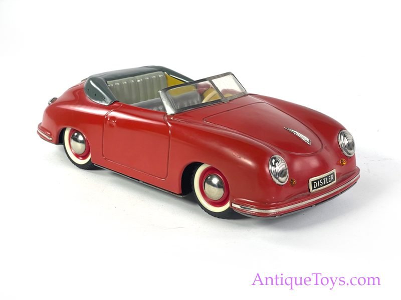 Distler (J.D.N.) Tin Lithographed Battery Operate Porsche 7500 Electromatic FS in Box  <FONT COLOR="ff000 ">*SOLD*</font> - Image 7