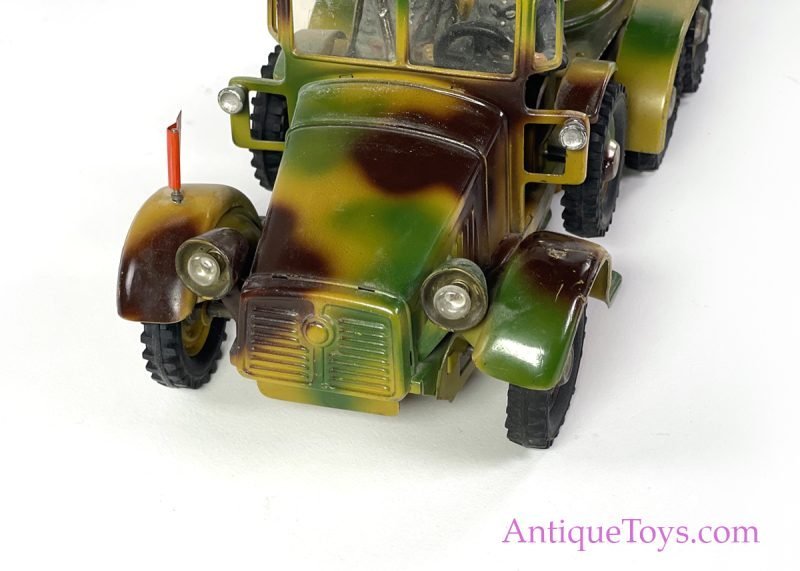 Hausser-Elastolin ca. 1937 Tin Hand Painted No. 743 Searchlight Truck <FONT COLOR="ff000 ">*SOLD*</font> - Image 7