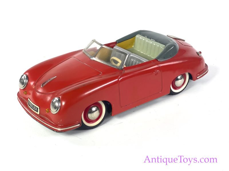 Distler (J.D.N.) Tin Lithographed Battery Operate Porsche 7500 Electromatic FS in Box  <FONT COLOR="ff000 ">*SOLD*</font> - Image 8