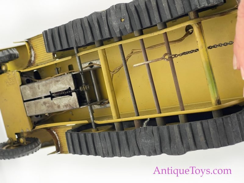 Hausser-Elastolin Tin Hand Painted Battery Operated Large Half Track <FONT COLOR="ff000 ">*SOLD*</font> - Image 2