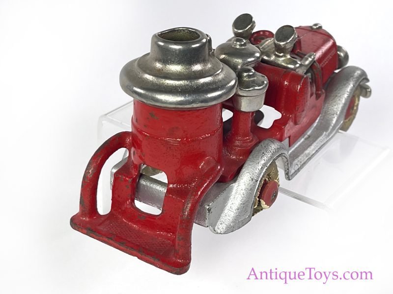 Hubley ca. 1936  Cast Iron Fire Pumper Truck 8.5" <FONT COLOR="ff000 ">*SOLD*</font> - Image 6