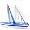 Acrylic Sailboat Sculpture by Will Grant <FONT COLOR="ff000 ">*SOLD*</font>