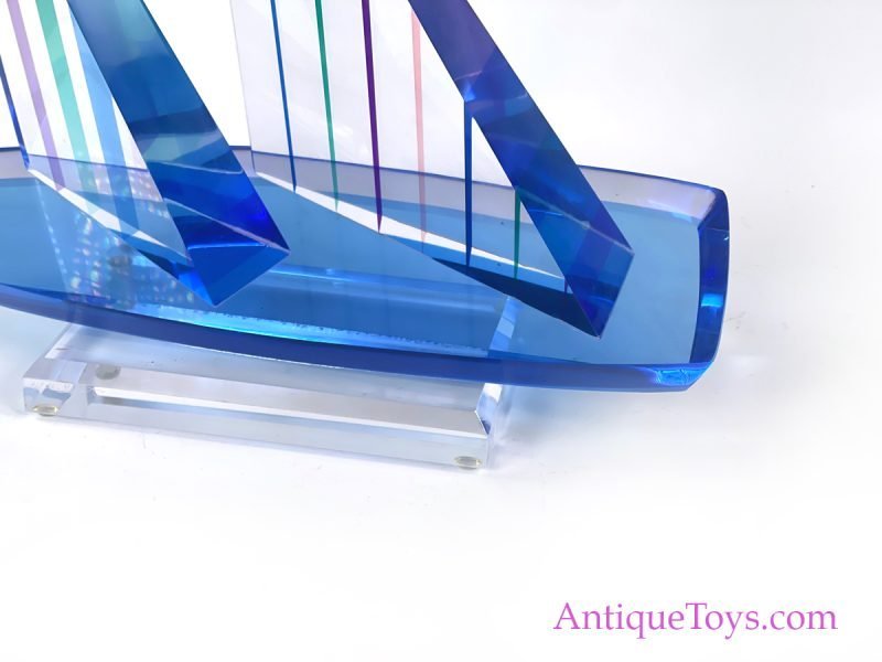 Acrylic Sailboat Sculpture by Will Grant <FONT COLOR="ff000 ">*SOLD*</font> - Image 8