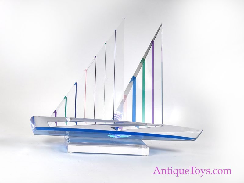 Acrylic Sailboat Sculpture by Will Grant <FONT COLOR="ff000 ">*SOLD*</font> - Image 7