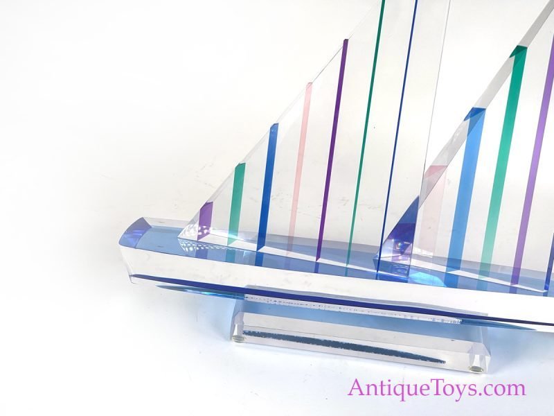 Acrylic Sailboat Sculpture by Will Grant <FONT COLOR="ff000 ">*SOLD*</font> - Image 6