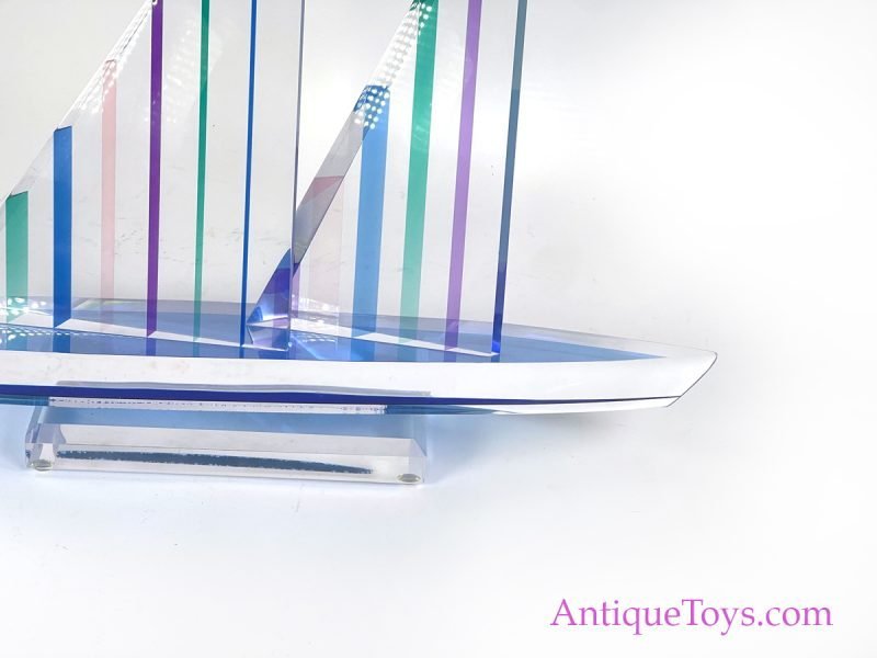 Acrylic Sailboat Sculpture by Will Grant <FONT COLOR="ff000 ">*SOLD*</font> - Image 5