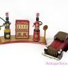 Marx Tin Lithographed "Lincoln Highway Electric Lighted" Car and Gas Station in Box <FONT COLOR="ff000 ">*SOLD*</font> - Image 5