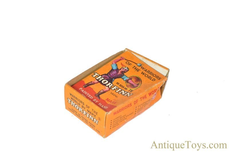 Marx Plastic Hand Painted "Warriors of the World: Thorfinn Viking" in Box for Sale - Image 6