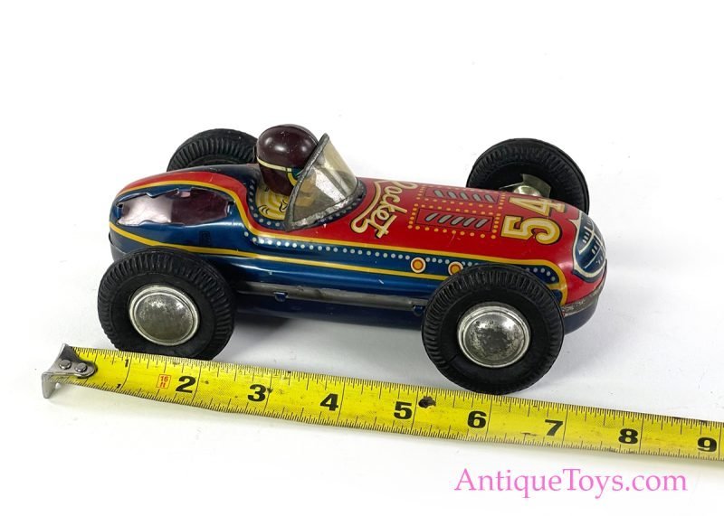Japanese Tin Lithographed Friction Rocket Race Car <FONT COLOR="ff000 ">*SOLD*</font> - Image 9