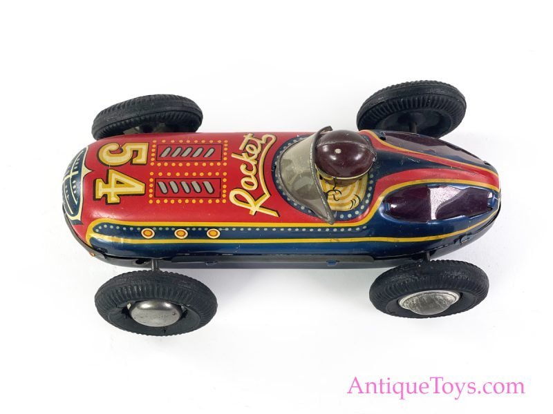 Japanese Tin Lithographed Friction Rocket Race Car <FONT COLOR="ff000 ">*SOLD*</font> - Image 5
