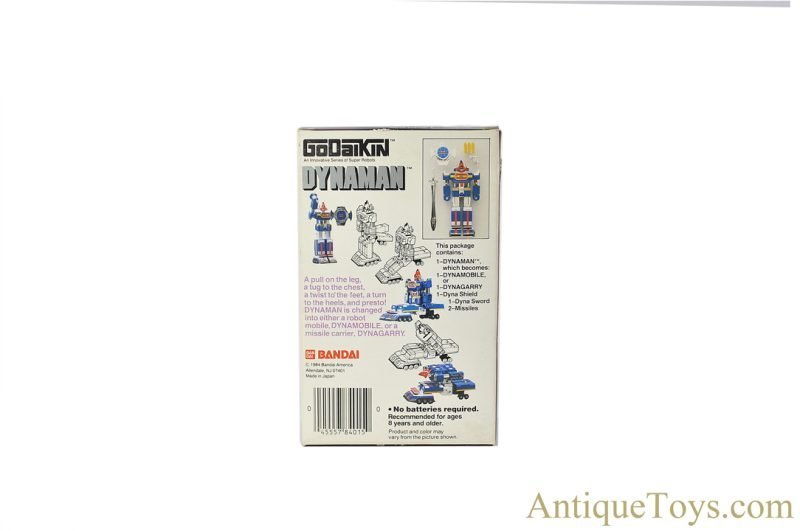Bandai ca. 1984 Diecast Series 2 #377165 Godaikin Dynaman Mint in Box <FONT COLOR="ff000 ">*SOLD*</font> - Image 4