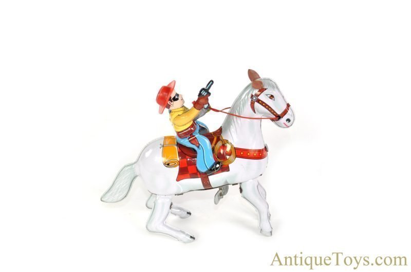 Haji Tin Lithographed Windup No. 2350 "Heroic Ranger" in Box <FONT COLOR="ff000 ">*SOLD*</font> - Image 2