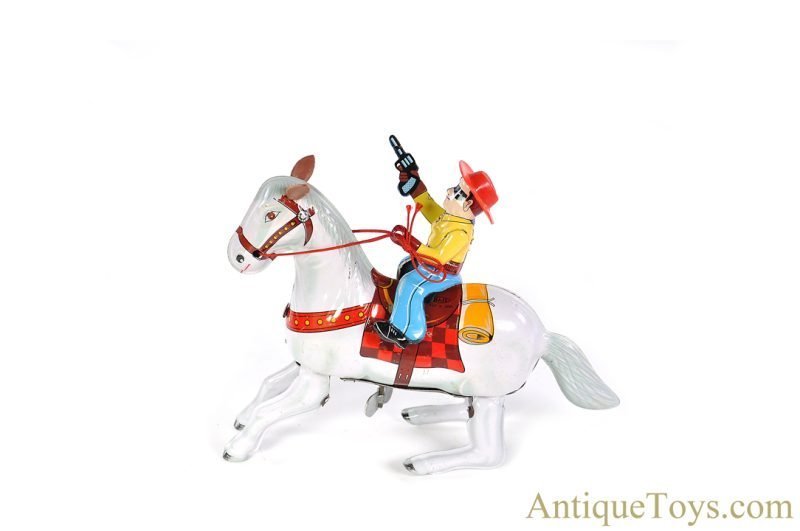 Haji Tin Lithographed Windup No. 2350 "Heroic Ranger" in Box <FONT COLOR="ff000 ">*SOLD*</font> - Image 3
