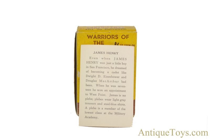 Marx Plastic Hand Painted "Warriors of the World: James Henry Cadet" in Box <FONT COLOR="ff000">*SOLD*</font> - Image 7