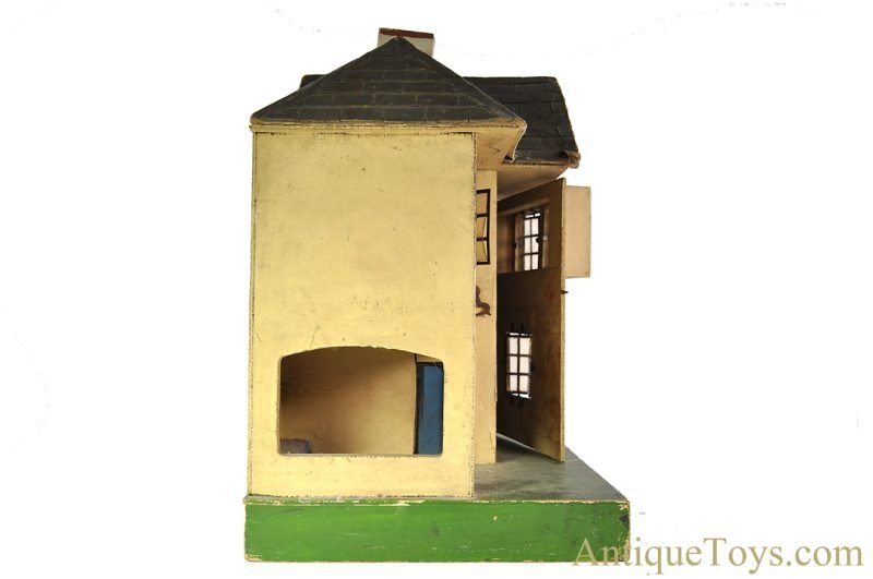 Tri-ang Lines Bros. Ltd. ca. 1937 Wooden Electric No. 61 Dollhouse <FONT COLOR="ff000 ">*SOLD*</font> - Image 4