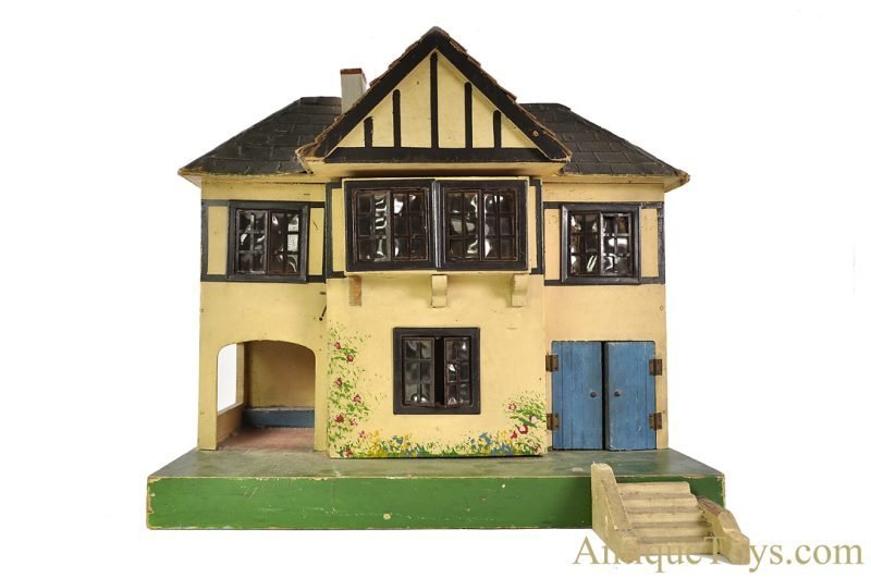 Tri-ang Lines Bros. Ltd. ca. 1937 Wooden Electric No. 61 Dollhouse <FONT COLOR="ff000 ">*SOLD*</font>