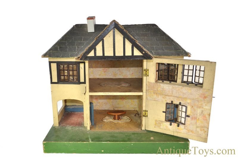 Tri-ang Lines Bros. Ltd. ca. 1937 Wooden Electric No. 61 Dollhouse <FONT COLOR="ff000 ">*SOLD*</font> - Image 3