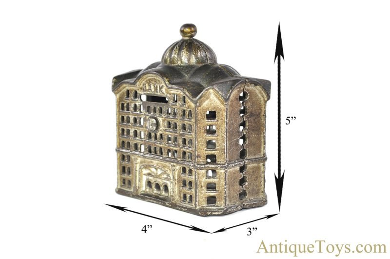 A.C. Williams ca. 1899 Cast Iron Domed Bank Still Penny Coin Bank <FONT COLOR="ff000 ">*SOLD*</font> - Image 7