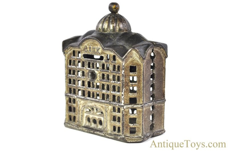 A.C. Williams ca. 1899 Cast Iron Domed Bank Still Penny Coin Bank <FONT COLOR="ff000 ">*SOLD*</font> - Image 4