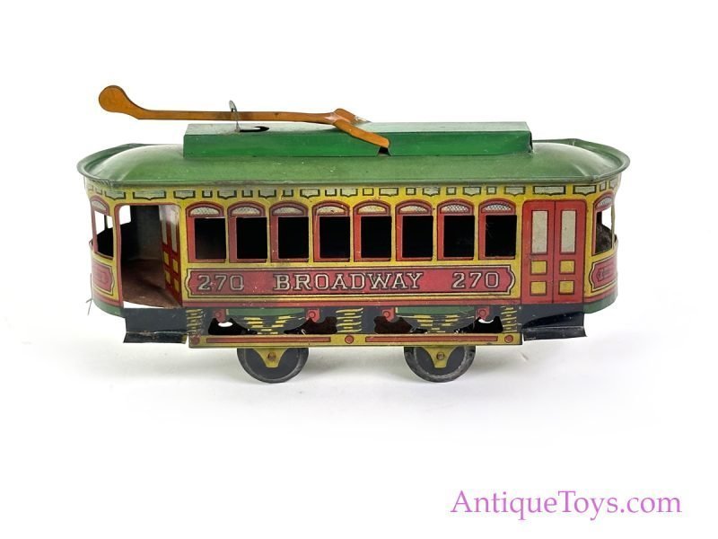 Chein ca. 1920 Tin Lithographed #270 Trolley <FONT COLOR="ff000 ">*SOLD*</font>