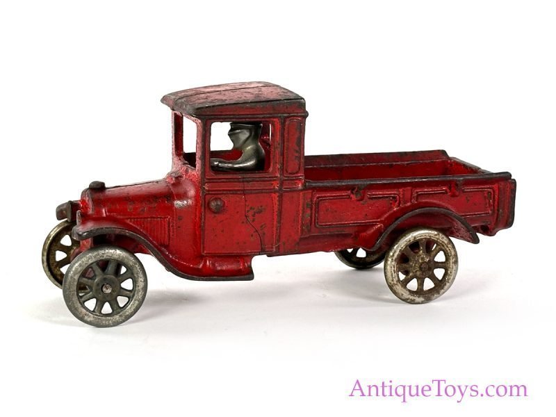 Arcade ca. 1925 Cast Iron Red Ford Model T One Ton Truck 8.5" <FONT COLOR="ff000 ">*SOLD*</font> - Image 2