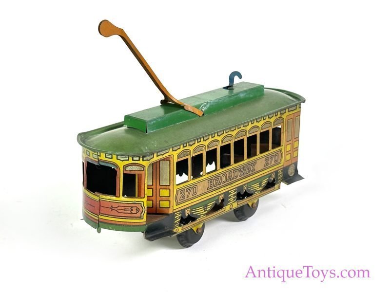 Chein ca. 1920 Tin Lithographed #270 Trolley <FONT COLOR="ff000 ">*SOLD*</font> - Image 5