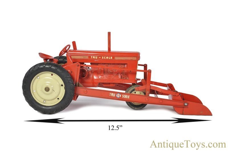 Carter Tru-Scale Diecast #6-570 Tractor with Front End Loader Farm Toy <FONT COLOR="ff000 ">*SOLD*</font> - Image 6