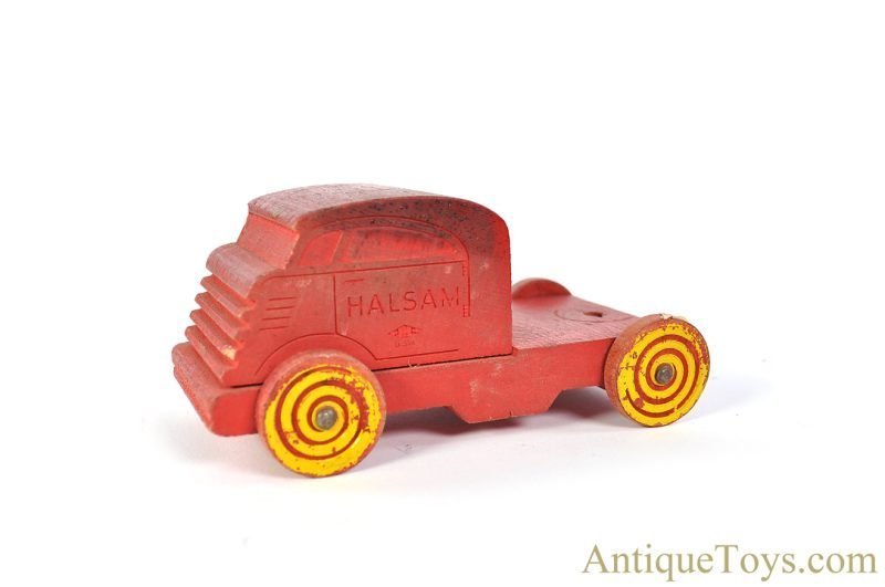 Halsam Toys Wooden Semi Trailer Truck for Sale - Image 4