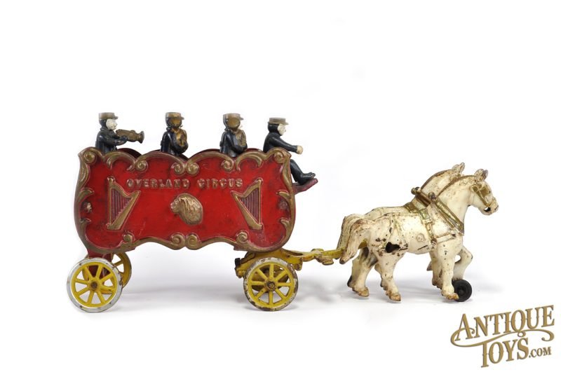 Kenton Cast Iron Overland Circus Horse Drawn Band Wagon <FONT COLOR="ff000 ">*SOLD*</font>