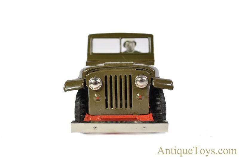 SSS Shioji & Co. Tin Lithographed Friction #S-1091-S "Jeep: Military Police" in Box <FONT COLOR="ff000 ">*SOLD*</font> - Image 6