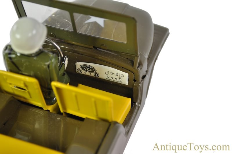 SSS Shioji & Co. Tin Lithographed Friction #S-1091-S "Jeep: Military Police" in Box <FONT COLOR="ff000 ">*SOLD*</font> - Image 8