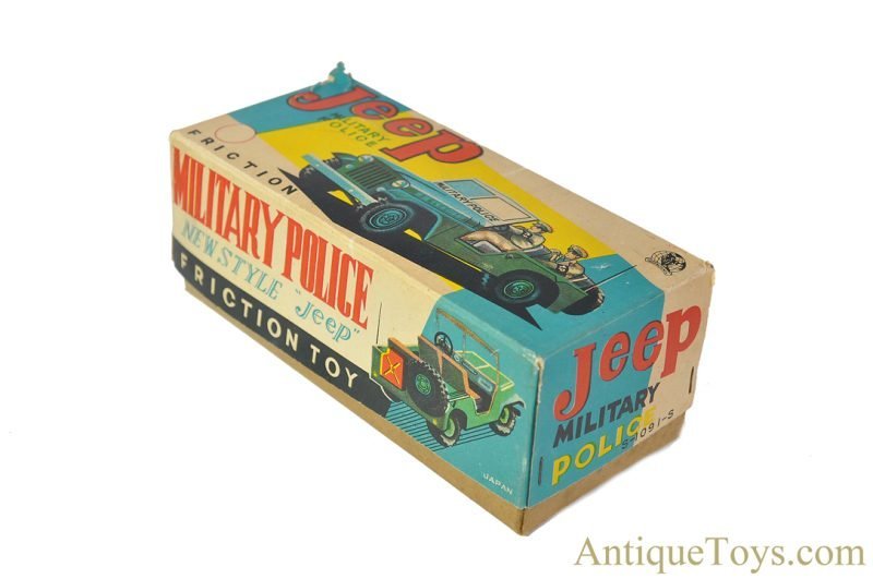 SSS Shioji & Co. Tin Lithographed Friction #S-1091-S "Jeep: Military Police" in Box <FONT COLOR="ff000 ">*SOLD*</font> - Image 10